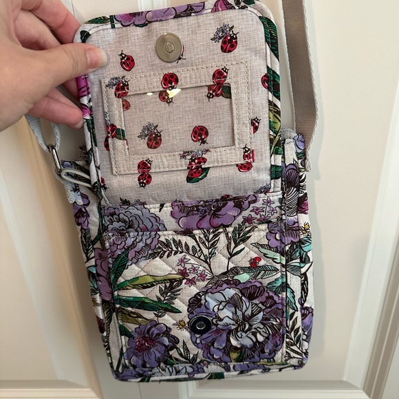 Vera Bradley Lavender Meadow Mini Hipster - Picture 3 of 8
